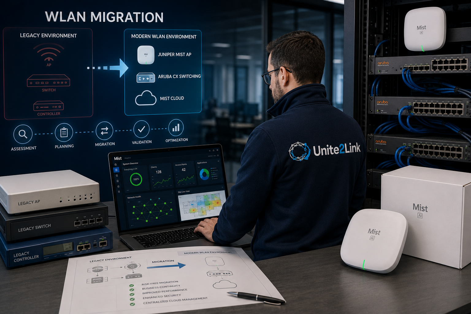 Migration einer WLAN-Infrastruktur