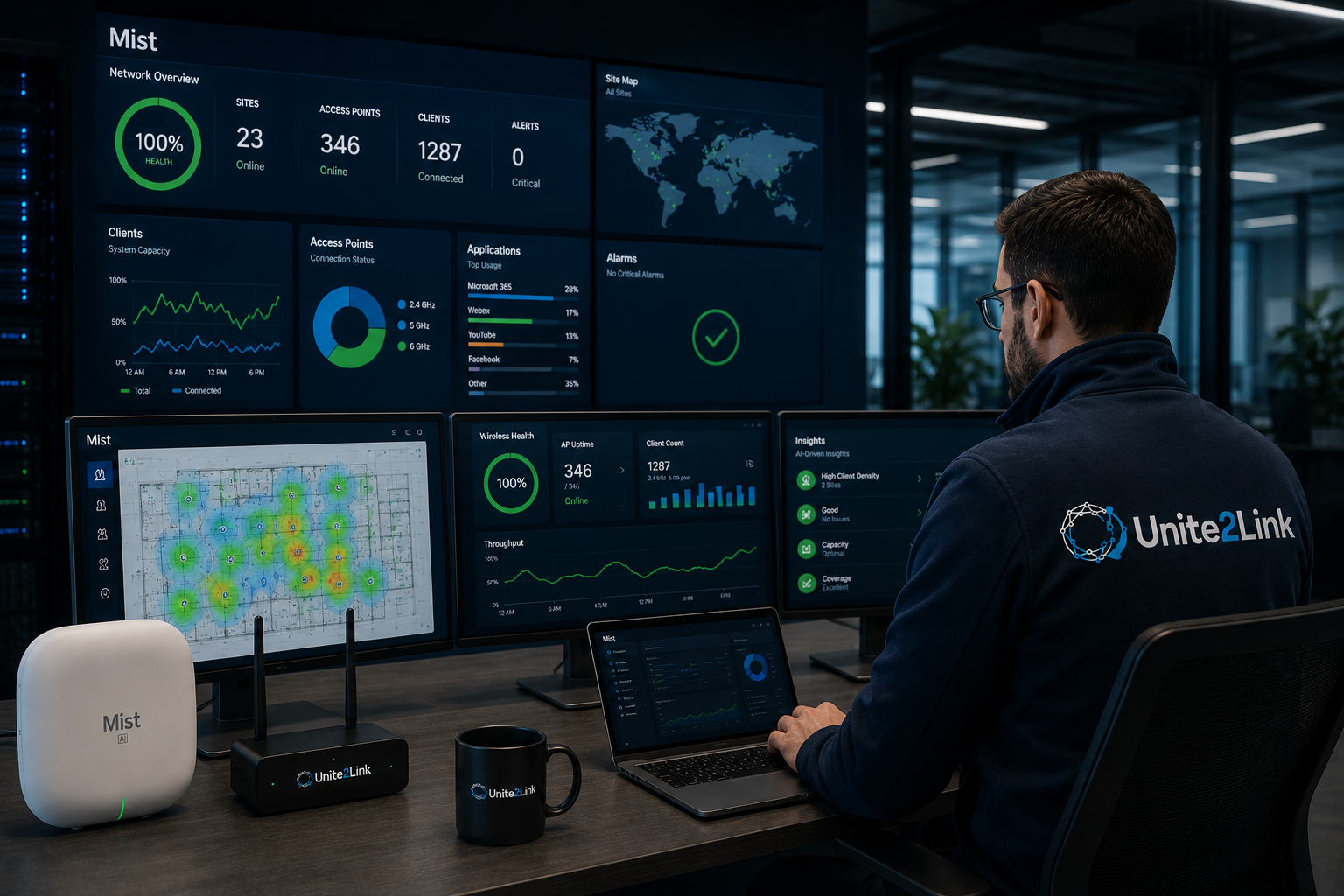 Monitoring einer Enterprise-WLAN-Infrastruktur