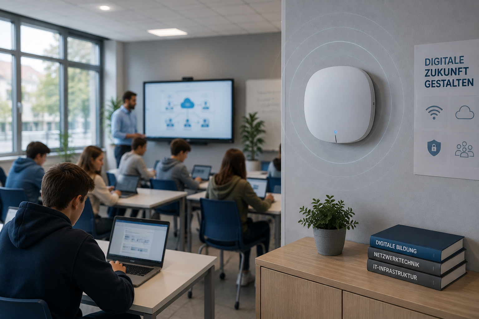 Netzwerk und WLAN für Bildungseinrichtungen