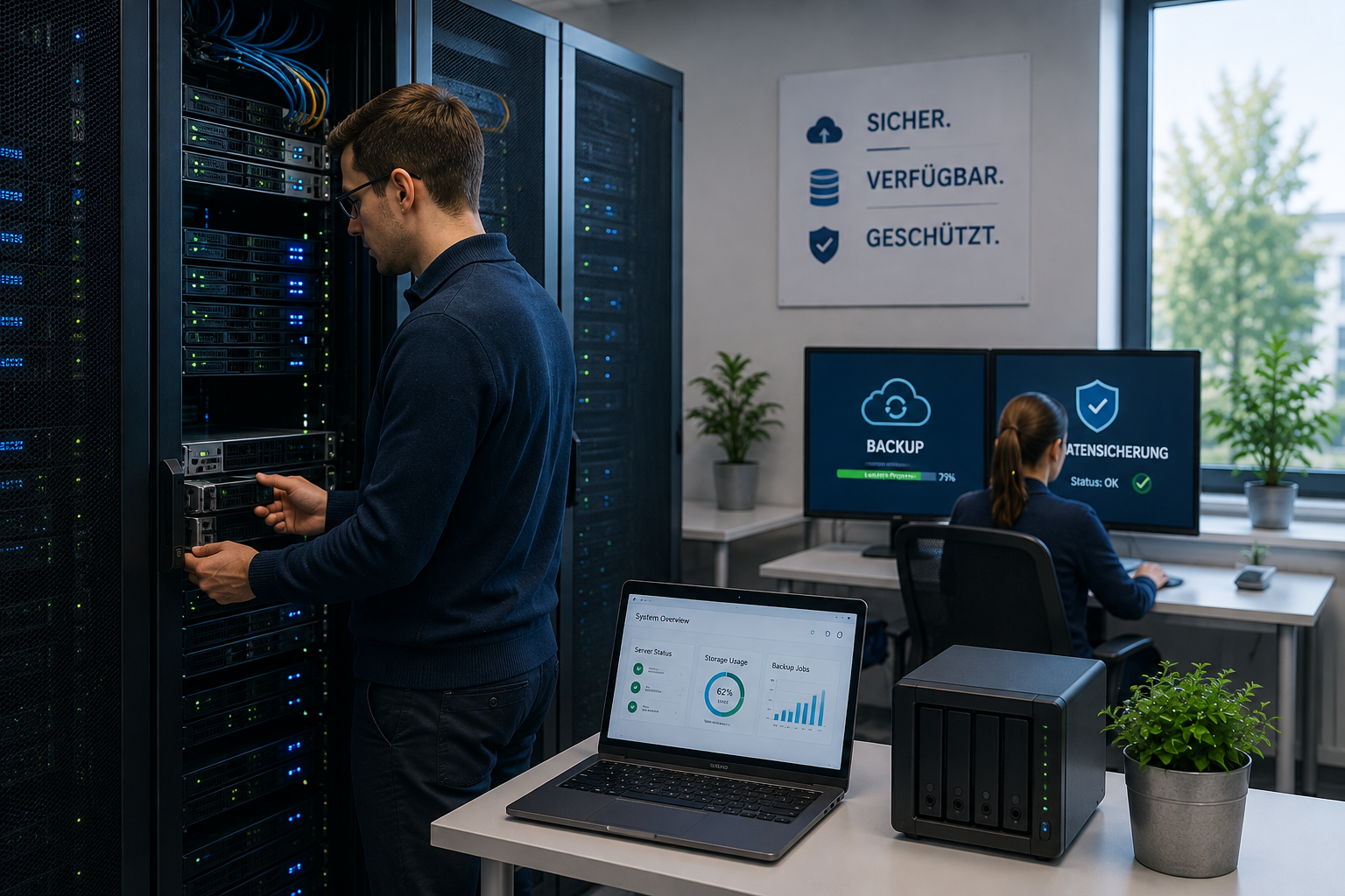 Server und Backup für Bildungseinrichtungen
