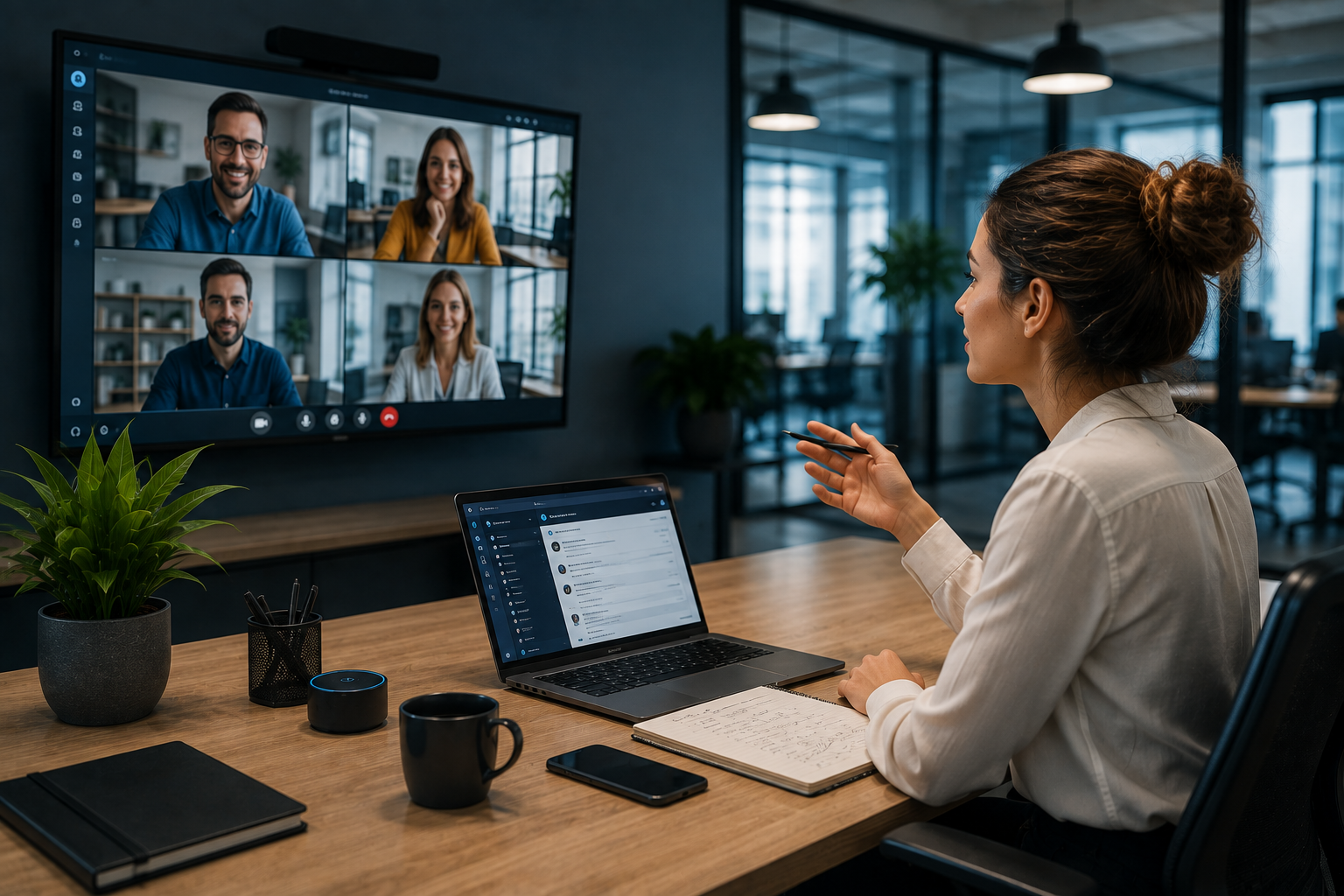Digitale Kommunikation und Videokonferenz