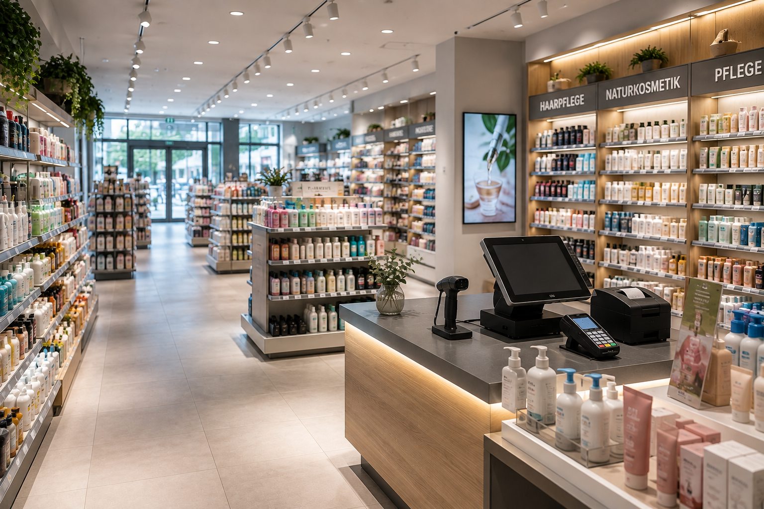 Drogerie und Kosmetik im Einzelhandel