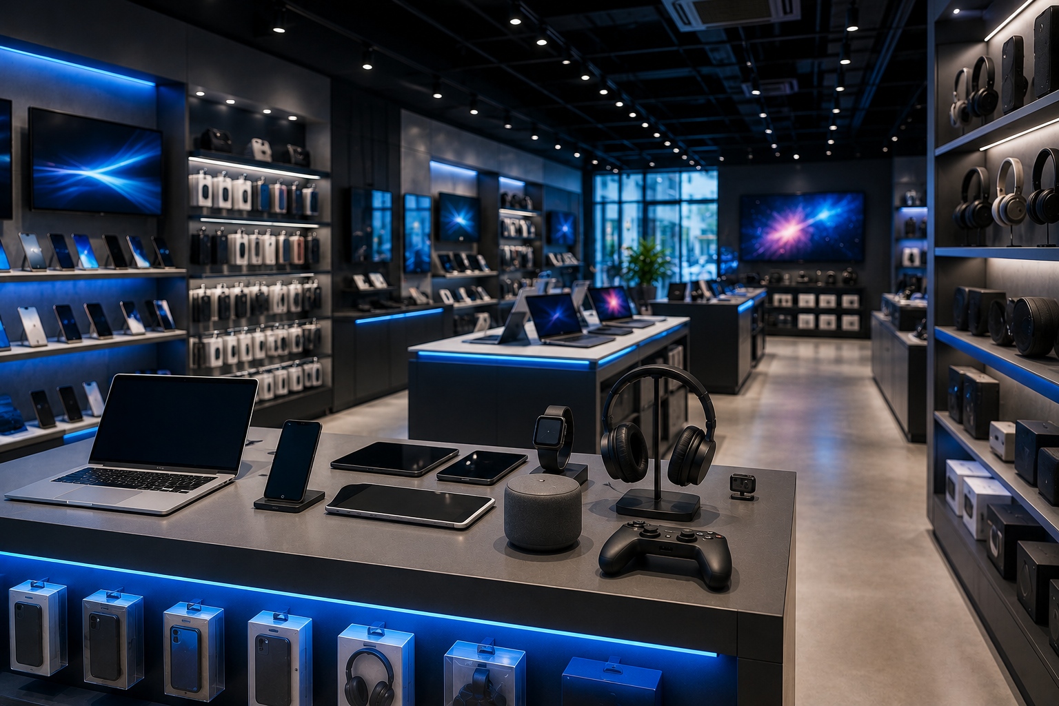 Elektronik und Technik im Einzelhandel