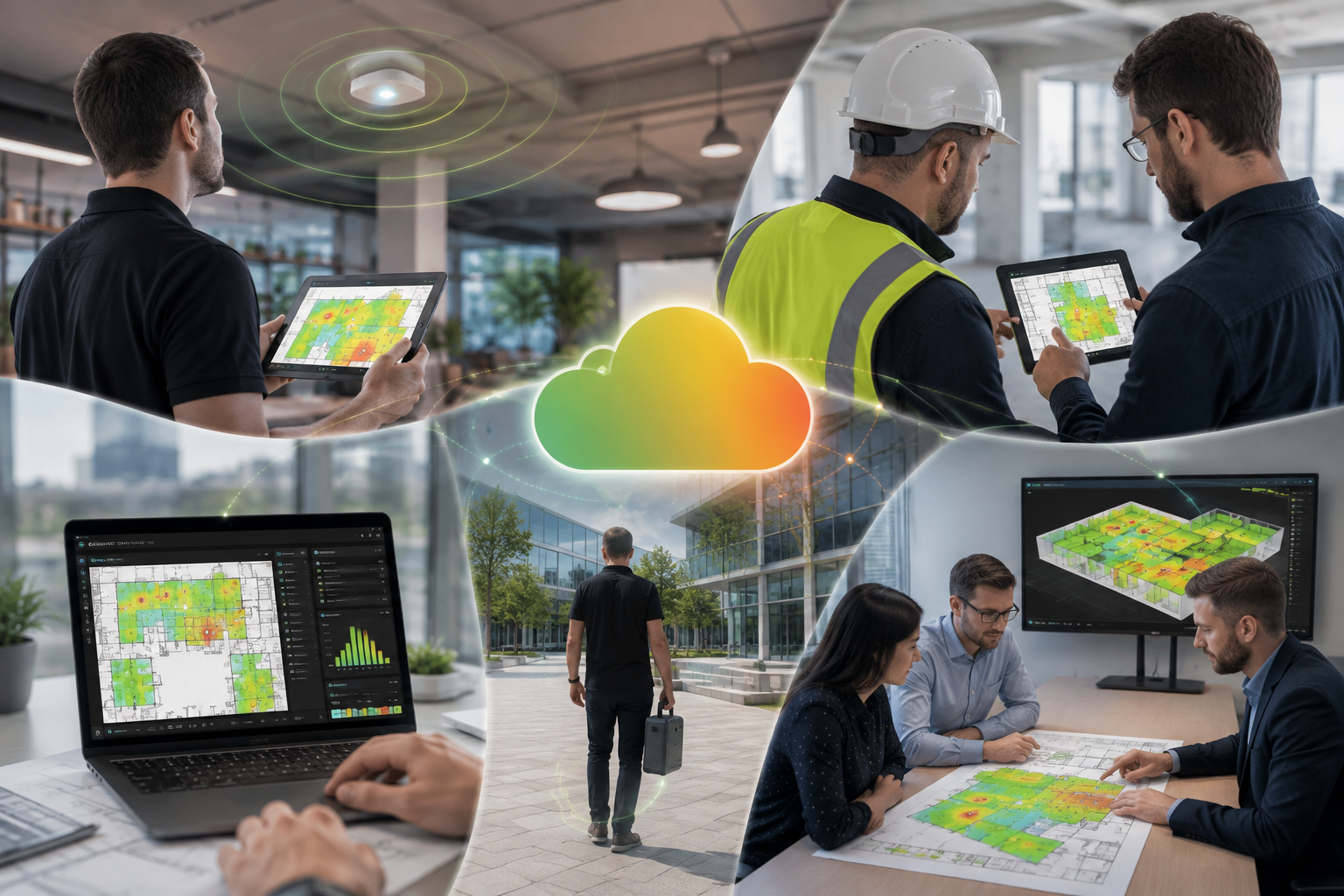 Professionelle Ekahau WLAN Planung und Site Survey