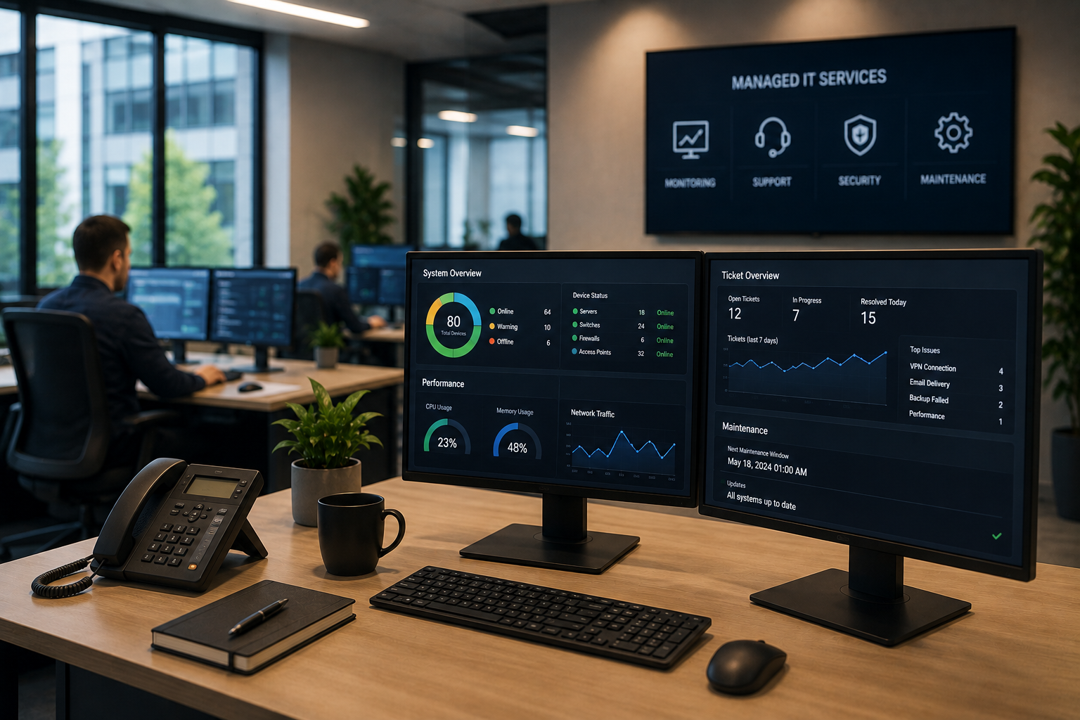 Managed IT Services im Finanzwesen