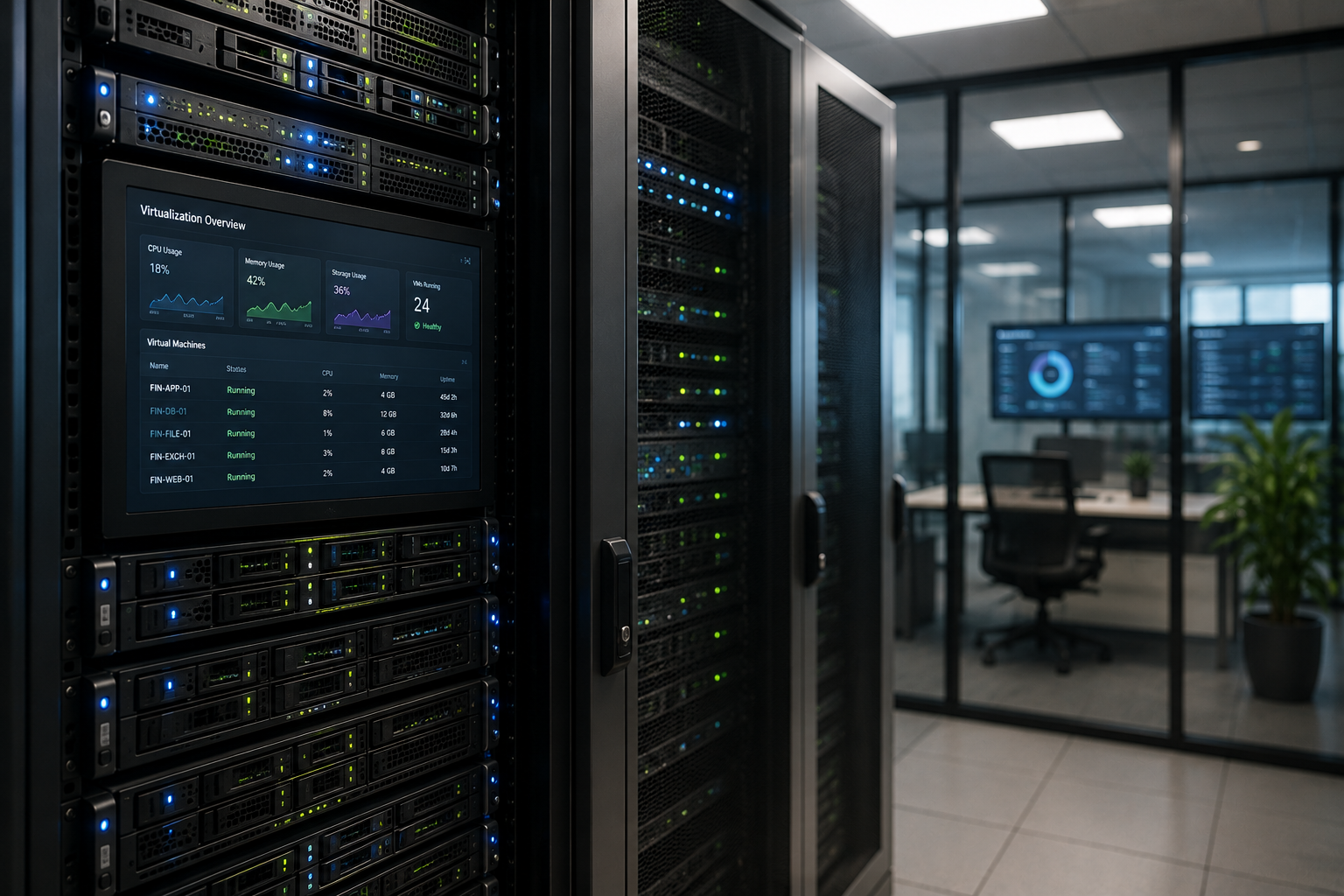 Server und Virtualisierung im Finanzwesen