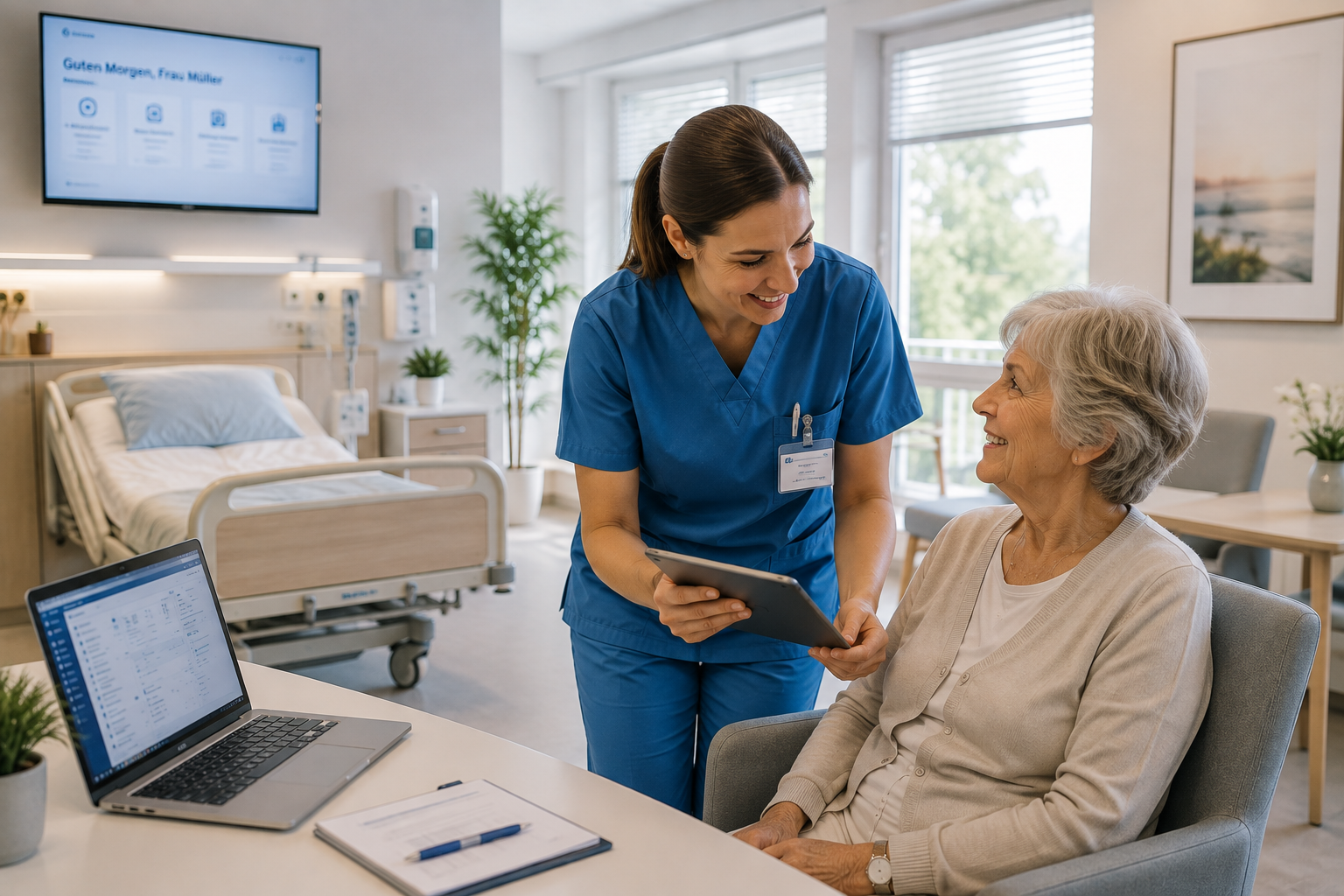 Digitale Pflegeeinrichtung