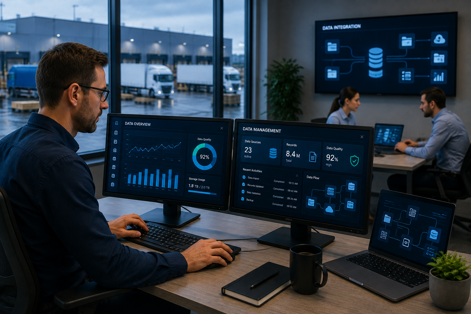 Datenmanagement für Logistik