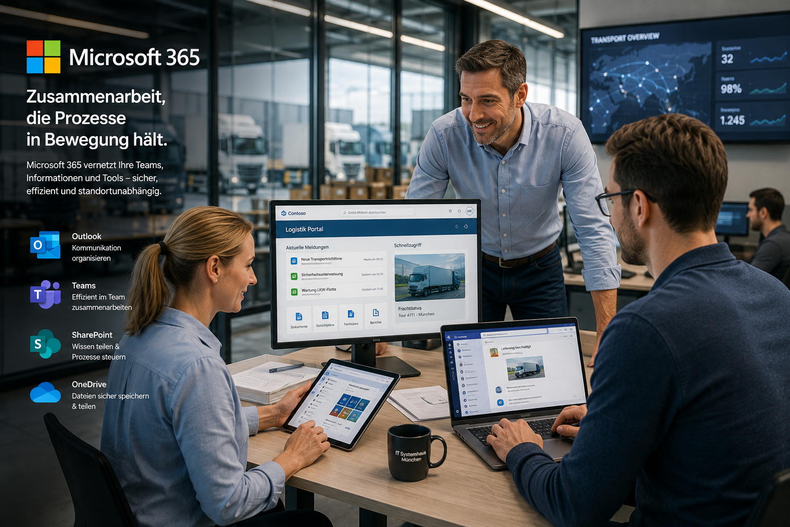 Microsoft 365 für Logistik