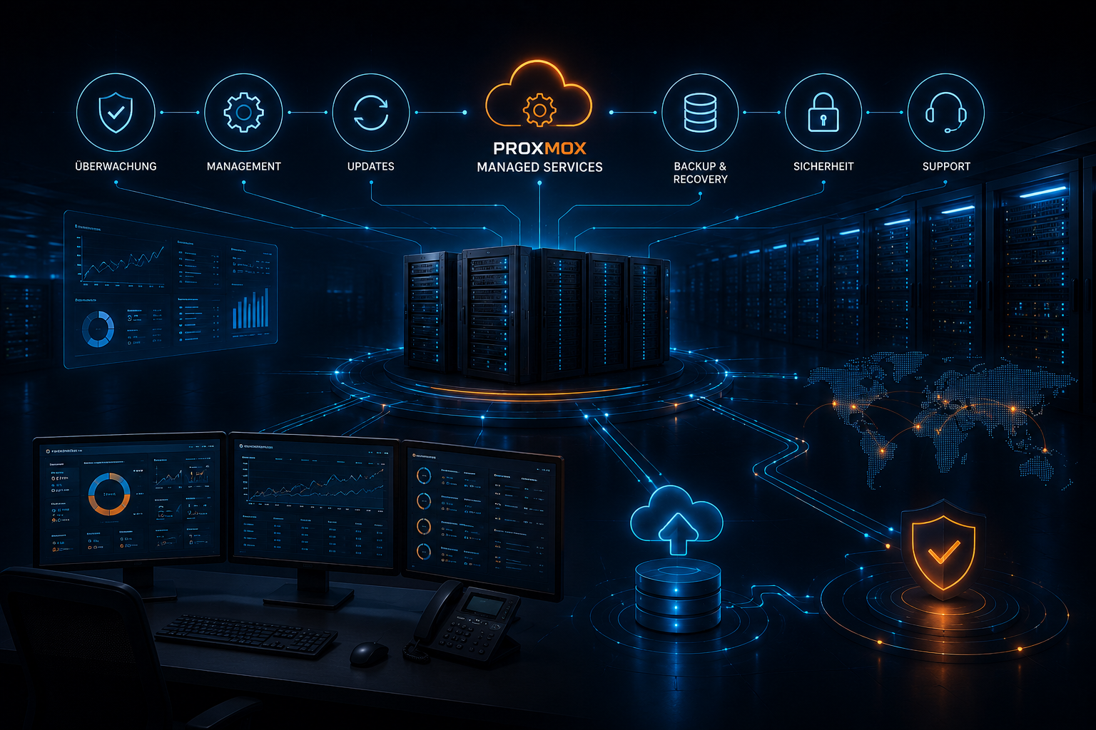 Proxmox Managed Services bei ITSystemhaus München