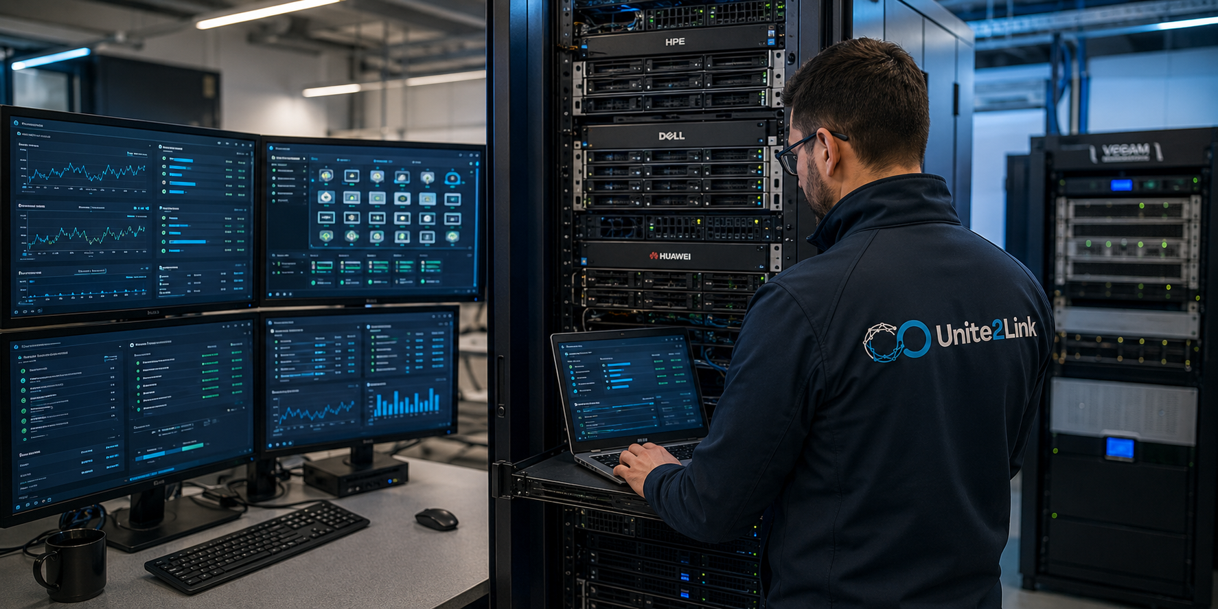 Unite2Link Server Migration und Virtualisierung
